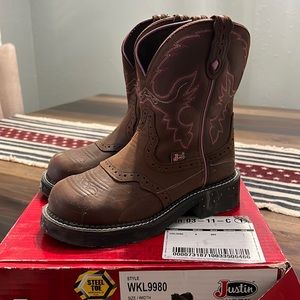 Justin Steel Toe boots